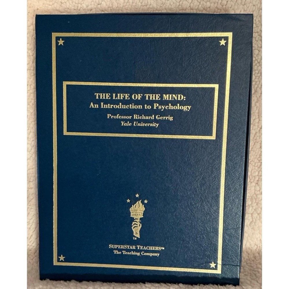 Rare1991 Teaching Company VHS Set-The Life of the Mind: Intro to Psychology Yale